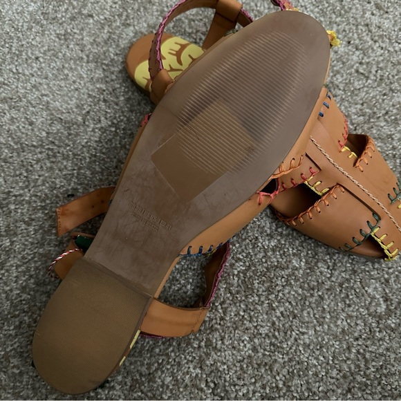 Farm Rio Palm Tree Sandal in Caramel 9.5 - Picture 6 of 7